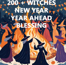 NEW YEAR DEC 31ST 200+ WITCHES BLESSED YEAR AHEAD EXTREME CEREMONY Witch  image 2