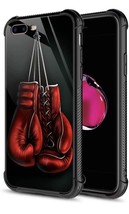 iphone 7/8 plus case red boxing gloves - £5.94 GBP
