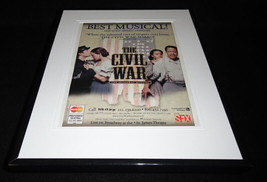 The Civil War 1999 Broadway Framed 11x14 ORIGINAL Advertisement - £27.68 GBP