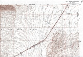 White Sands Quadrangle New Mexico 1955 USGS Topo Map 7.5 Minute Topographic - £17.91 GBP