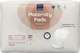 Maternity Pads for Women Super Absorption, Soft Disposable Pads 15 Count - £21.30 GBP