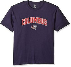 NHL Columbus Blue Jackets Mens Cotton Tee, X-Large, Navy - £15.18 GBP