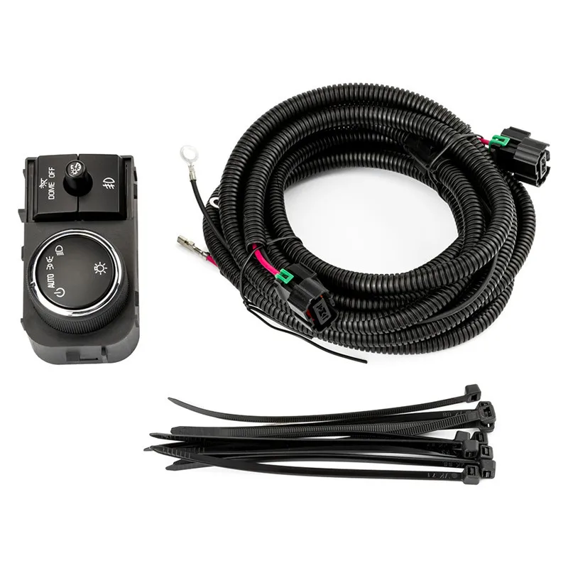 New Headlight Lamp Switch Assembly and Line Cable for Chevrolet for GMC ... - $77.69