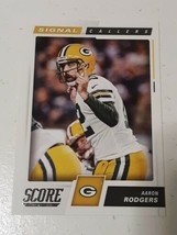 Aaron Rodgers Green Bay Packers 2017 Score Signal Callers Card #17 - £0.78 GBP