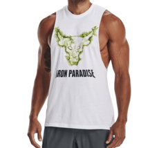 Under Armour Mens Project Rock Flame Bull Muscle Loose Fit Tank Top GYM - £21.25 GBP