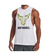 Under Armour Mens Project Rock Flame Bull Muscle Loose Fit Tank Top GYM - $29.99