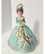 RARE Josef Blue Dress MAID OF HONOR Brides &amp; Bridesmaids Series 9&quot; Tall EUC - $133.76 CAD