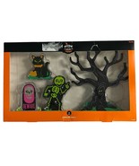 Hyde Eek Halloween Wood Mini Mantle Decor Set Target 2024 Cemetery Cat S... - $474.82 MXN