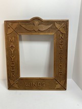 Vintage Wood Picture Frame US Army Airborne May Your Wings Never Fold - £23.42 GBP