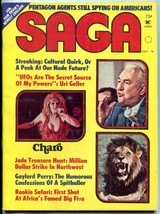 Saga Magazine July 1974-CAHRO-UFOS-URI GELLER-SAFARI VG/FN - £27.04 GBP