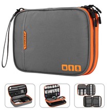 Portable Electronic Accessories Travel Case,cable Organizer Bag Gadget Carry Bag - £15.68 GBP