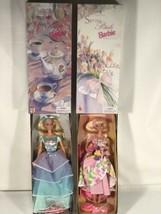 Avon Special Edition Barbie Spring Series Tea Party Petals Display Pair - $47.07