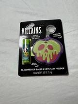 Disney Villain Character Themed Flavored Lip Balm &amp; Keychain Holder Pois... - €6,07 EUR