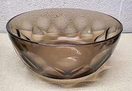 VINTAGE PYREX OVENWARE 3 QT thumbprint serving MIXING BOWL TEARDROP SMOK... - $39.89