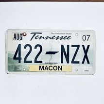 2007 United States Tennessee Macon County Passenger License Plate 422 NZX - £14.85 GBP