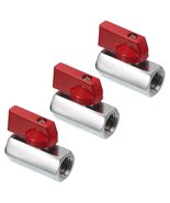 50 PCS Brass Mini Ball Valve, Shut off Switch ball valve 1/2" X 1/2" Female - $319.30