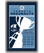 Toronto Argonauts Football Team Grey Cup Champions Flag 90x150cm 3x5ft B... - €13,07 EUR