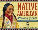 Native American Playing Cards #1 Bridge Size Deck USGS with 124 Page Bio... - £11.86 GBP