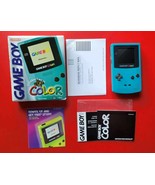 Game Boy Color System Teal Complete CGB-001 Handheld USA Authentic - Nic... - $5,163.71 MXN