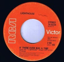 Lighthouse If There Ever Was A Time 45 rpm Eight Miles High - £3.97 GBP