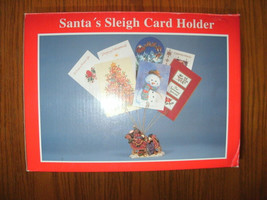 NEW Heritage Mint Holiday Collection Santa Sleigh Christmas Card Holder ... - $12.95