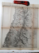 ancien croquis militaire ̈Campaña De Los Andes Strategic Consult Stock... - $38.79