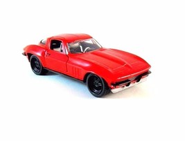 Chevy Corvette, Fast And Furious Red Jada 1:32 Diecast Car Collector&#39;s Model - £29.25 GBP