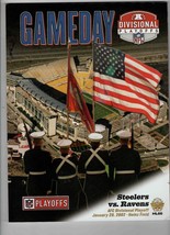 Jan 20 2002 Steelers vs Ravens Playoff Program Kordell Stewart Plaxico B... - £15.77 GBP