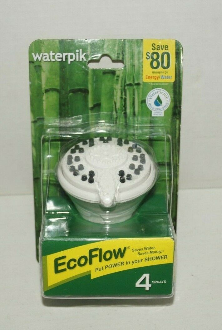 Waterpik EcoFlow Shower Head, 1/2 in 4 modes - £12.50 GBP