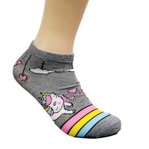 Unicorn Ankle Rainbow Socks (Adult Medium) - £2.40 GBP