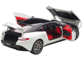 Aston Martin DB11 Morning Frost White Metallic with Black Top and Red Interior 1 - £226.61 GBP