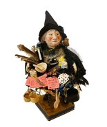 Filis Coit Signed Art Doll Vtg Colorado Artist Figure RARE Witch Peddler... - £132.32 GBP