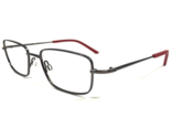 Nike Eyeglasses Frames 8183 060 Gunmetal Gray Rectangular Full Rim 52-18... - £52.59 GBP