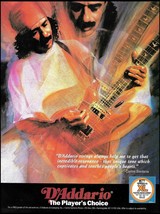 Carlos Santana 1996 D&#39;Addario Strings on PRS guitar advertisement 8x11 ad print - £3.38 GBP