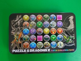 Japanese Mobile Game Puzzle &amp; Dragons 2-Sided Gift Tin Box Case 16.5*10*... - £17.48 GBP