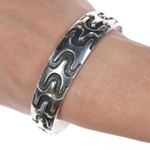 8&quot; David Andersen Norway Sterling Modernist cuff bracelet - £177.64 GBP