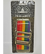 Vintage Lewis N. Clark Trav-A-Belt Travel Belt Accessory Pride Rainbow - $14.95