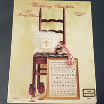 Wedding Sampler and Ring Pillow Cross Stitch Pattern Leaflet 5 Helene Ha... - $5.57