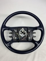 96-02 CADILLAC ELDORADO SEVILLE LEATHER Wrap STEERING WHEEL Blue - £116.77 GBP