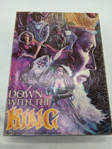 Avalon Hill Down With The King Bookcase Game Board Game Complete - $32.08