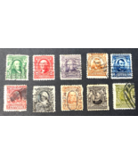 1902-03 US Postage Stamps Scott #300 thur #309 Definitives Used Hinged - $24.00