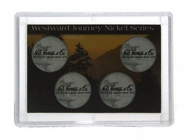 2005 Commemorative Nickels 4 Hole, Coin Display Holder, HE Harris, 3pk - $12.99
