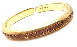Authentic! Pasquale Bruni 18k Yellow Gold Citrine Bangle Bracelet - £2,469.92 GBP