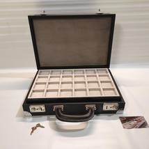 Briefcase for Coins PU Black, Including 3 Trays Numis IN Vellut - $334.62