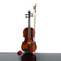 1/4 Size Acoustic Violin Fiddle Set + Case Bow Rosin For Students Beginners - £59.32 GBP