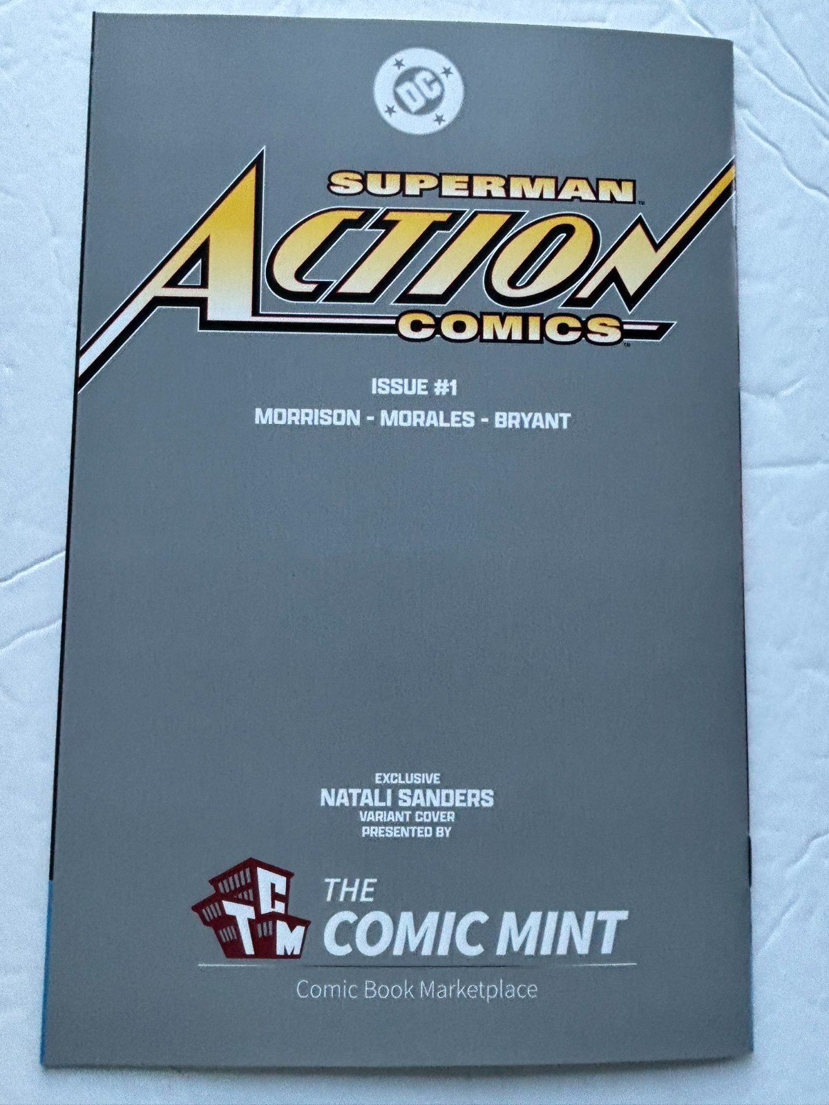 2025 DC Comics Action Comics Natali Sanders Exclusive Virgin Variant #1 Signed Item image 6