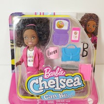 Barbie Chelsea Can Be A Businesswoman With Doll And Accessories African American - £9.36 GBP