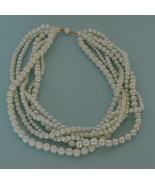 Jewelry-SKU#13/Necklace 6 Strand Faux Pearl Necklace - $28.80