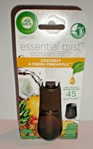 (1) Air Wick Essential Mist Diffuser Oil Refill COCONUT &amp; FRESH PINEAPPL... - £7.91 GBP