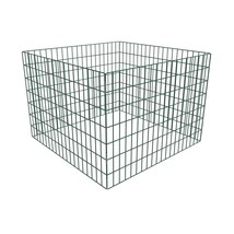 vidaXL Steel Square Composter for Small Gardens - Powder Coated & Easy Assembly - $2,700.90 MXN